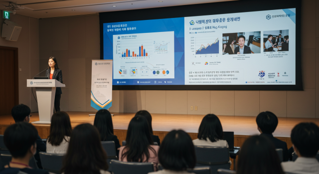 의사가 타이레놀 안전성에 대해 설명하는 기자회견 장면