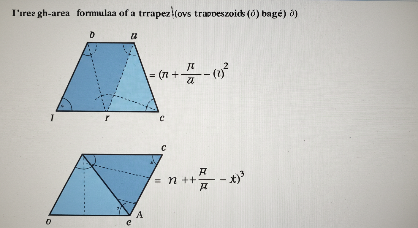 사다리꼴 넓이 공식 완벽 해설: 원리부터 계산까지!