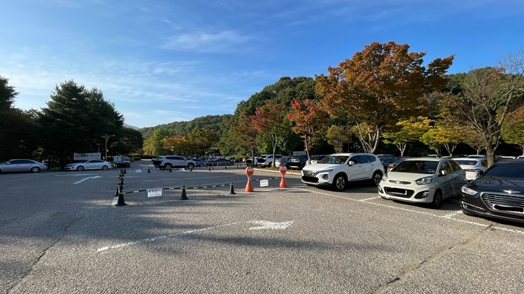 율동공원 주차장 규모 2