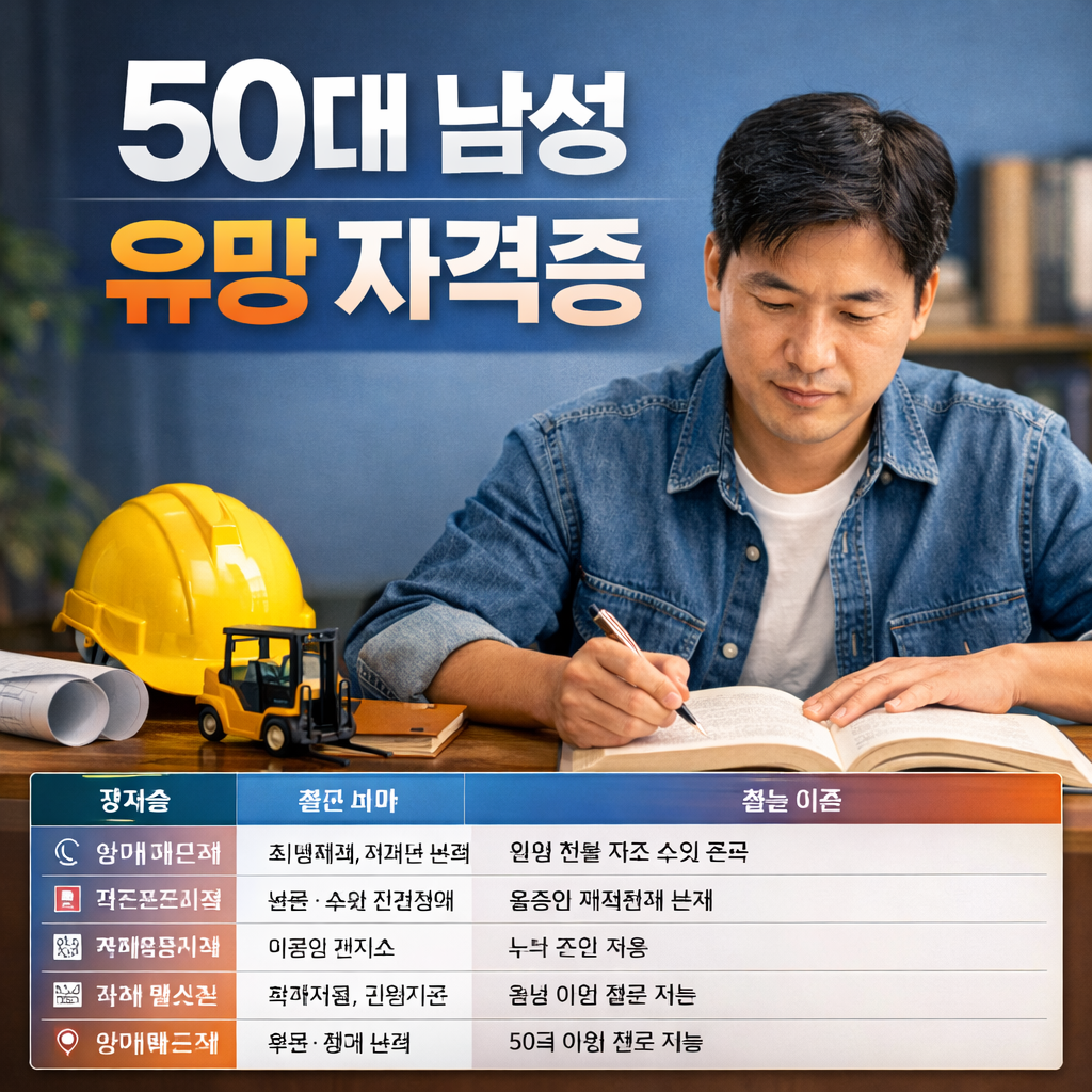 50대 남성 유망 자격증