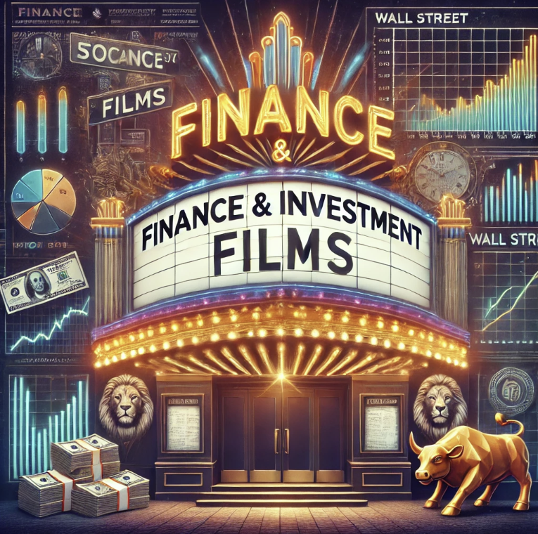 금융 및 투자 관련 영화를 연상할 수 있는 이미지