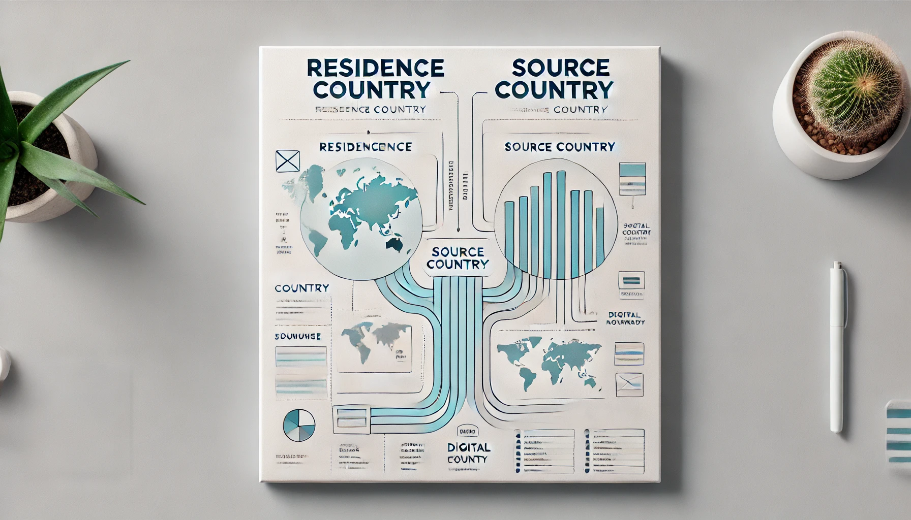 디지털 노마드 세금 신고 기본 개념도