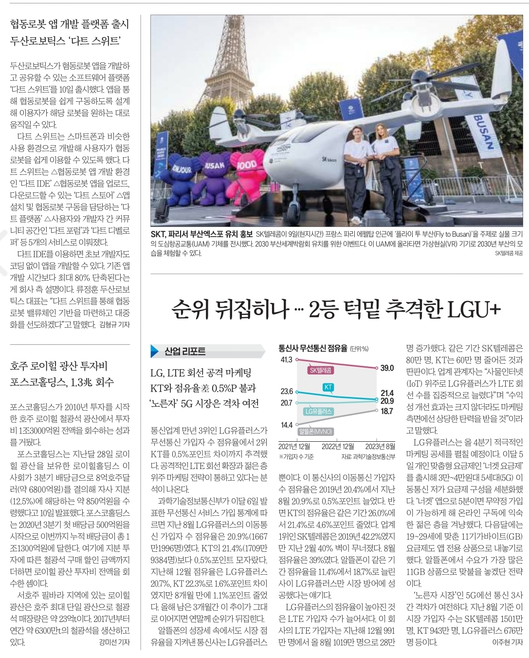 10월 11일 경제뉴스 부동산뉴스 신문스크랩