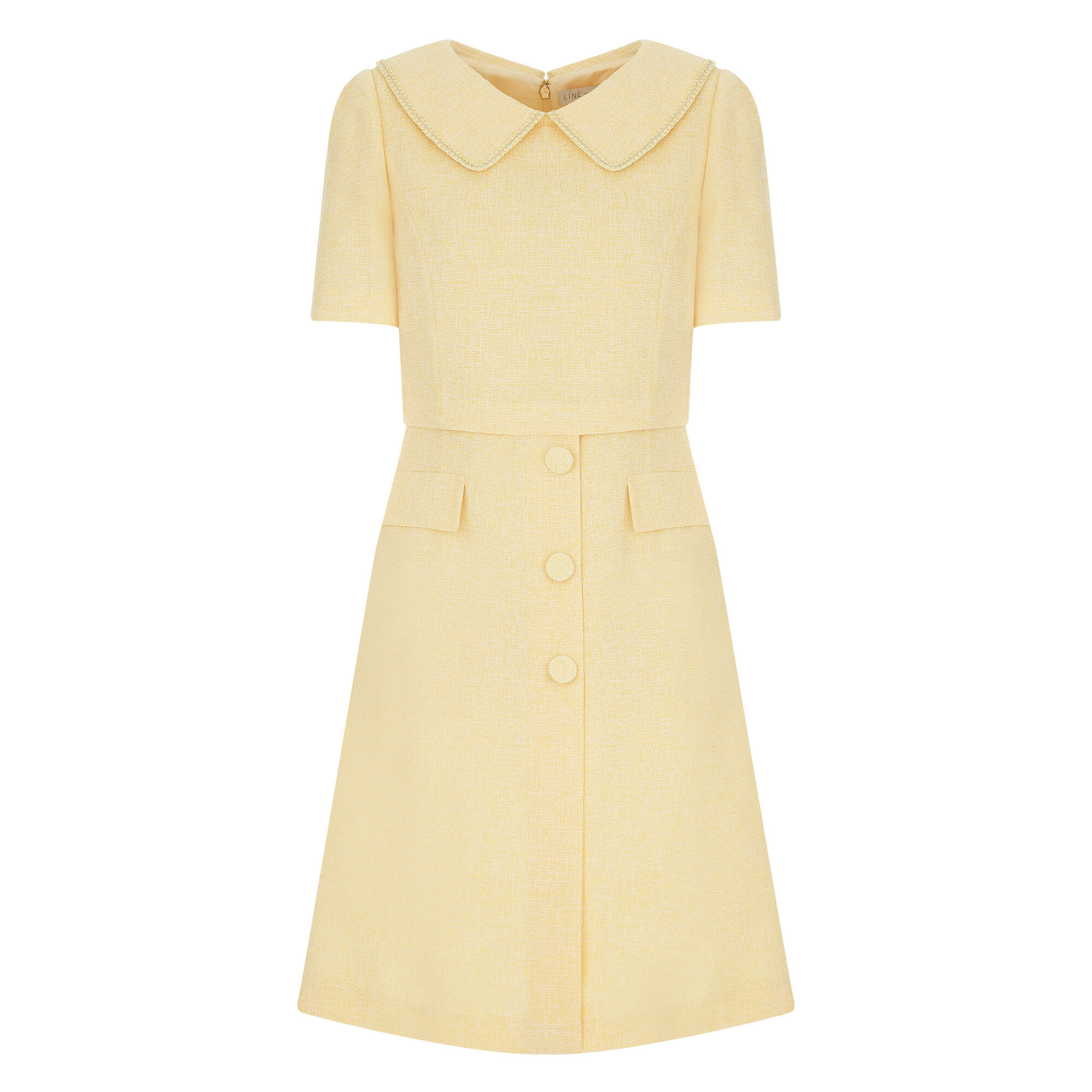 라인어디션 로프 디테일 플랫카라 원피스 NGOPMG9500