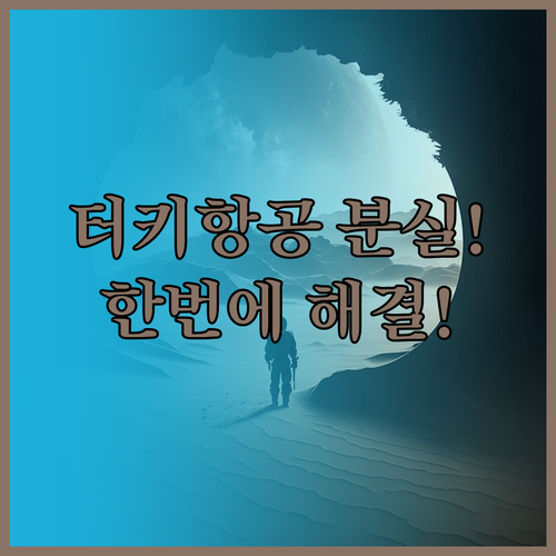 터키항공 수하물 분실 마일리지 고객센..