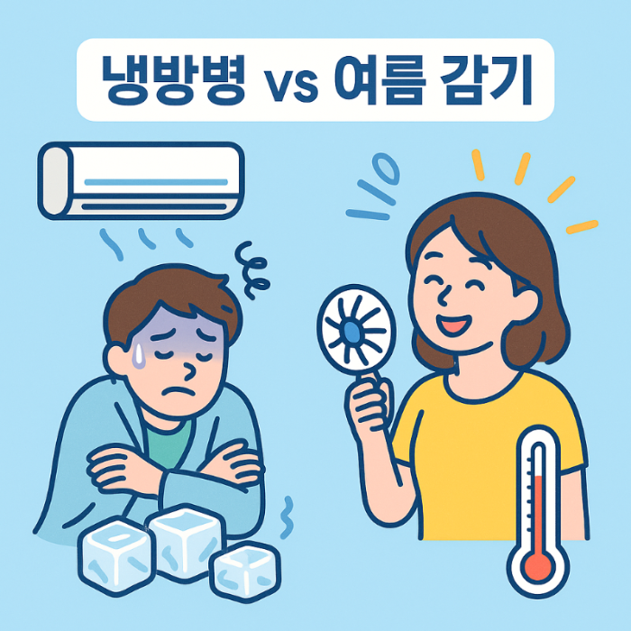 냉방병 vs 여름 감기, 어떻게 다를까? 🥵