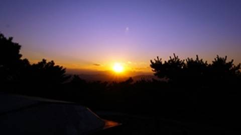 수원 서장대 일몰