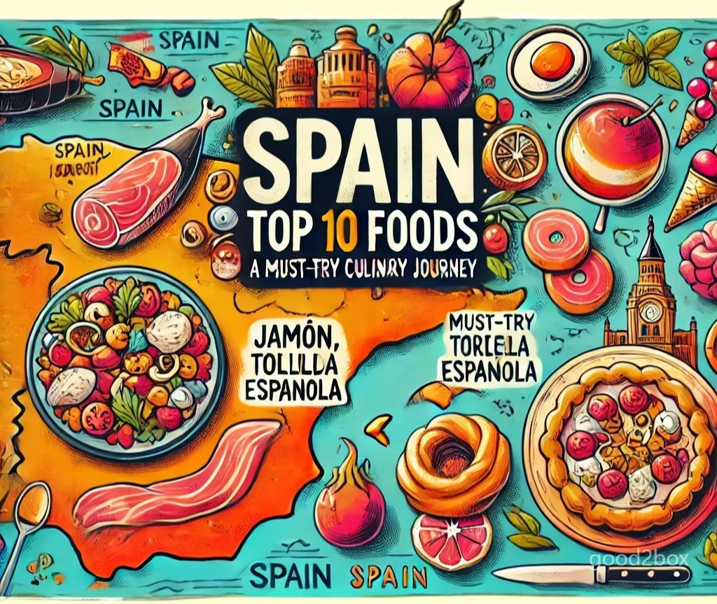 스페인 10대 음식