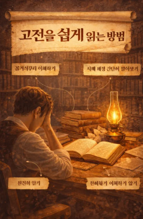 고전을 쉽게 읽는 방법 classic literature reading tips