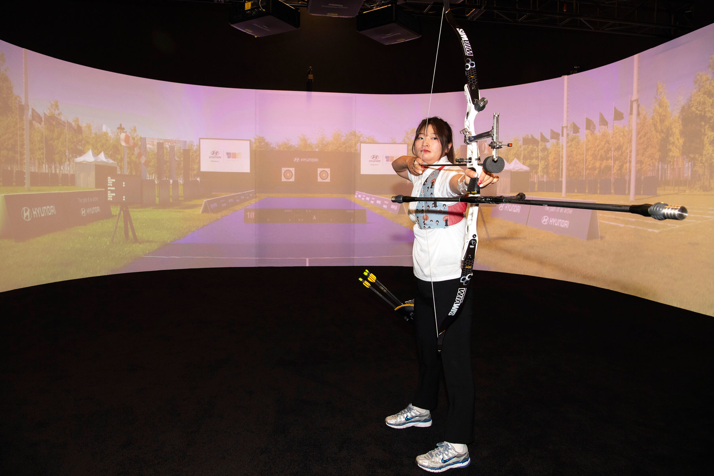 토크 개선 구조의 양궁용 활 (출처 : 현대자동차)