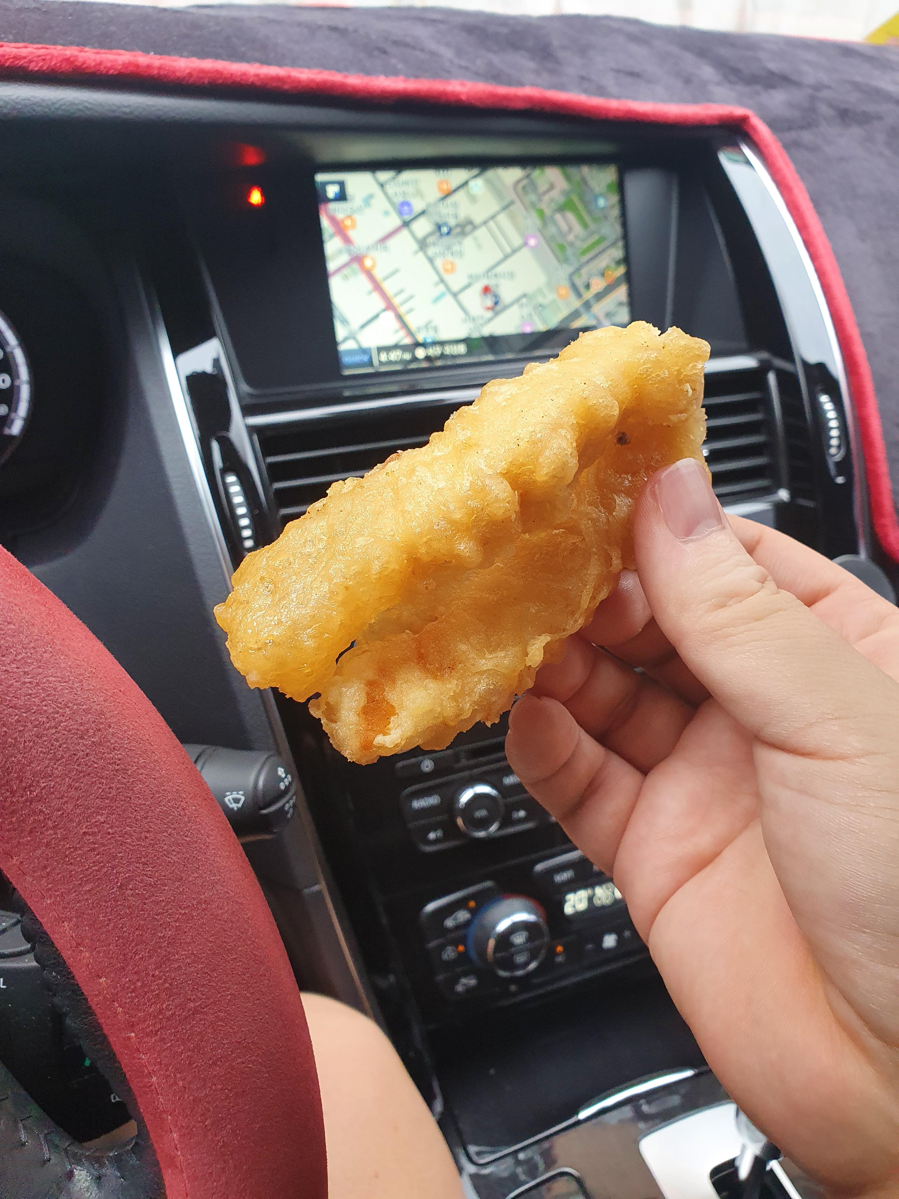 한민시장 온양삼색호떡 대왕오징어 튀김