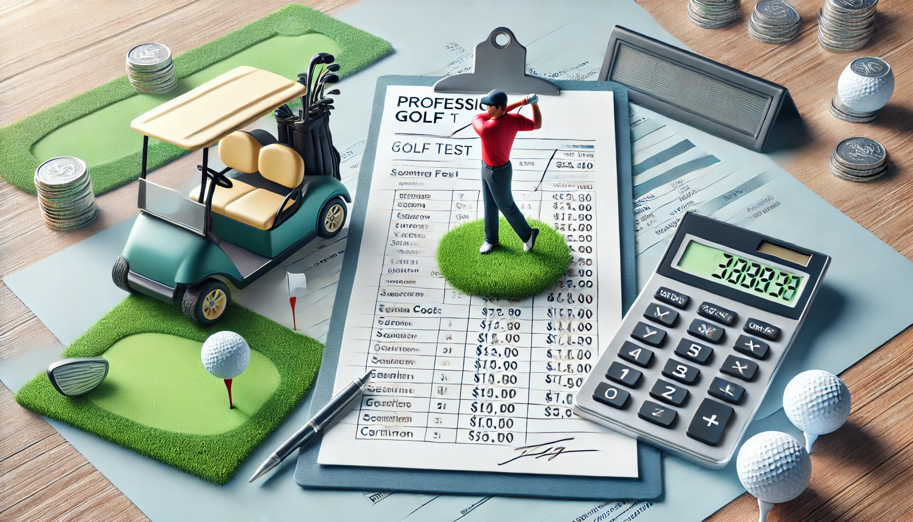KPGA & KLPGA 프로 테스트 응시료 및 추가 비용 정리 관련 이미지