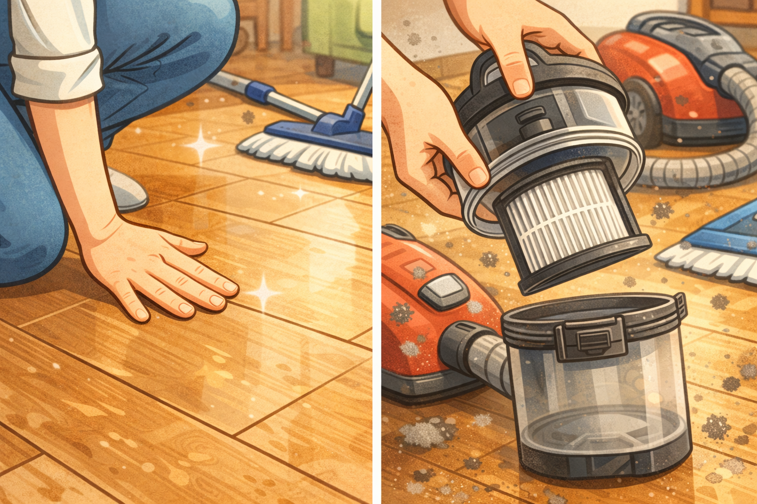 청소를 했는데 하루 만에 먼지가 다시 쌓이는 이유 TOP7