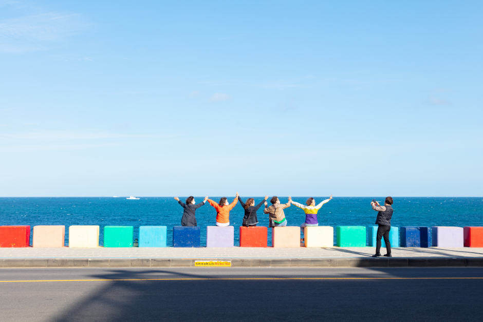 제주 도두봉 무지개해안도로