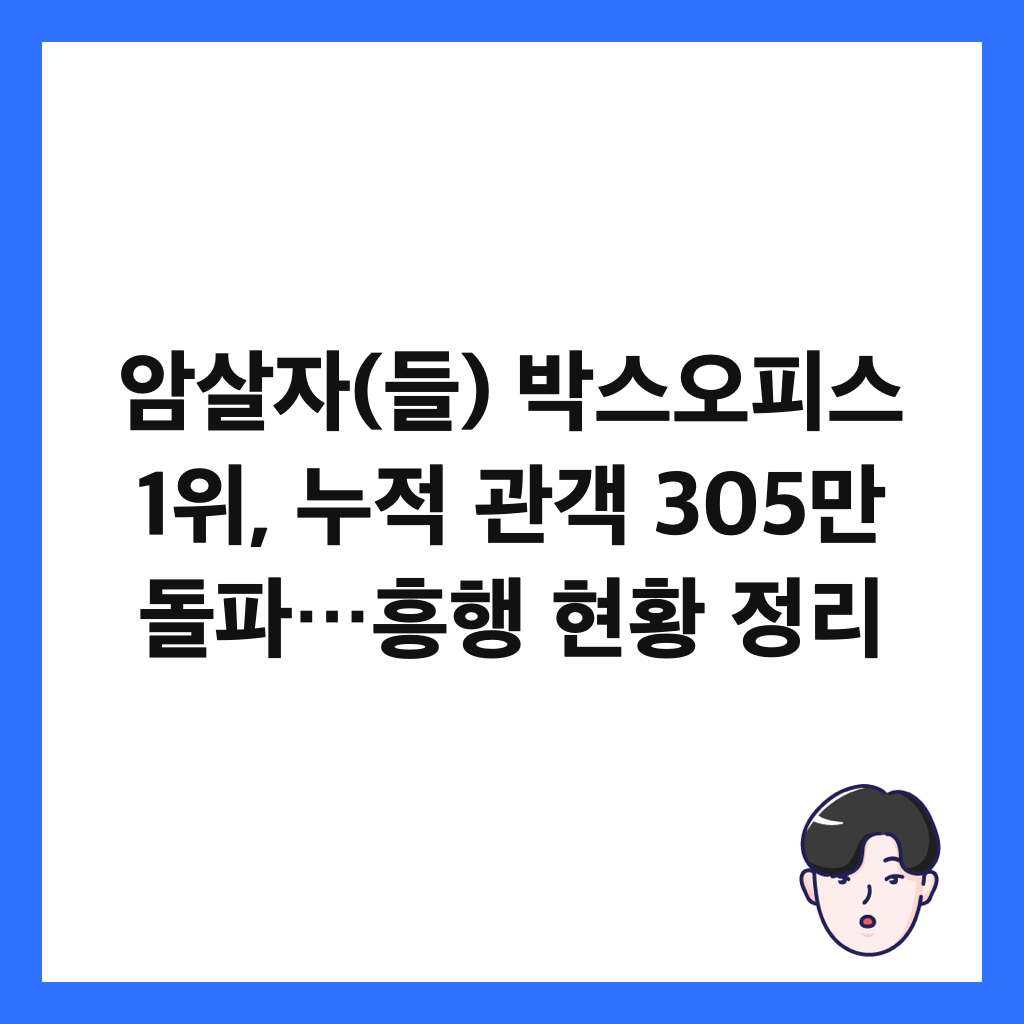 암살자(들) 박스오피스 1위, 누적 관객 305만 돌파&hellip;흥행 현황 정리 썸네일