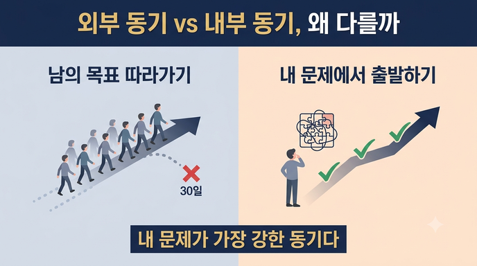외부 동기 vs 내부 문제 기반 동기