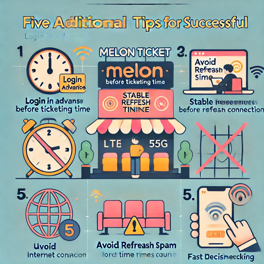 멜론티켓 티케팅 성공팁 실전 연습 등 3분 총정리