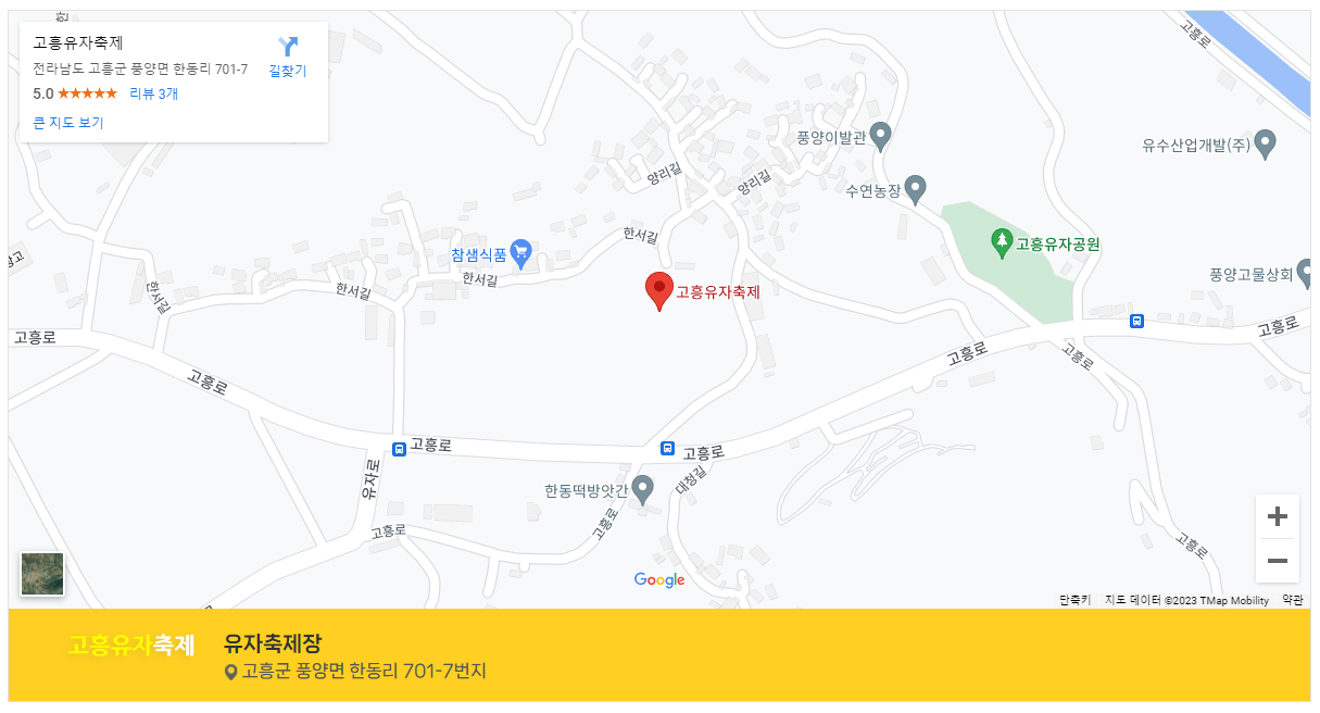 고흥 유자 축제