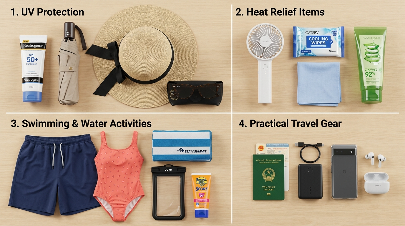 다낭 5월 여행 준비물 날씨 우기 건기 옷차림 가이드 리스트