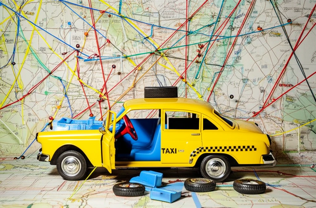 해외여행 택시 소통 문제 해결: 영어..