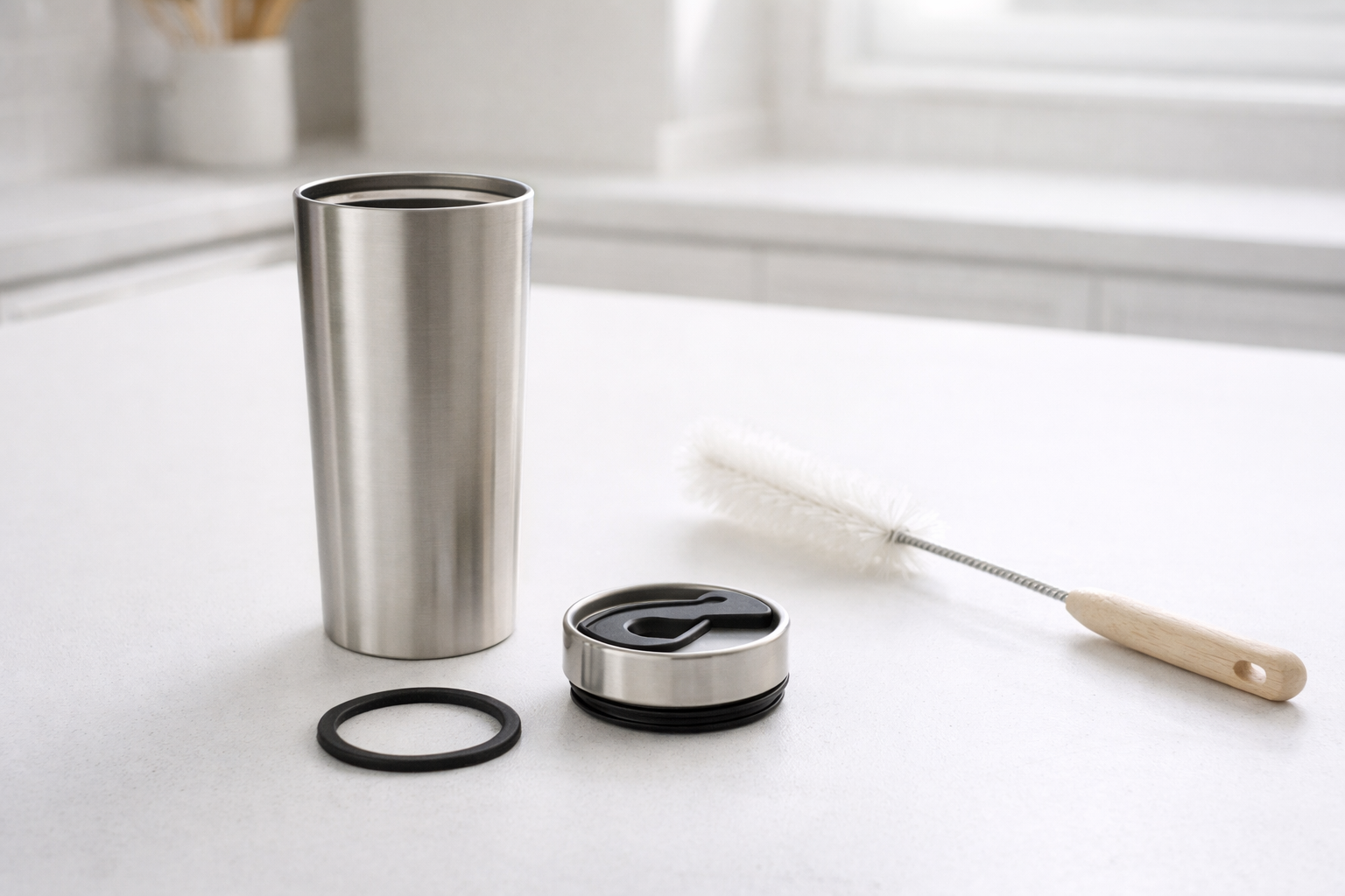 텀블러 냄새 제거 방법과 관리할 때 확인할 부분을 설명하는 텀블러 세척 이미지