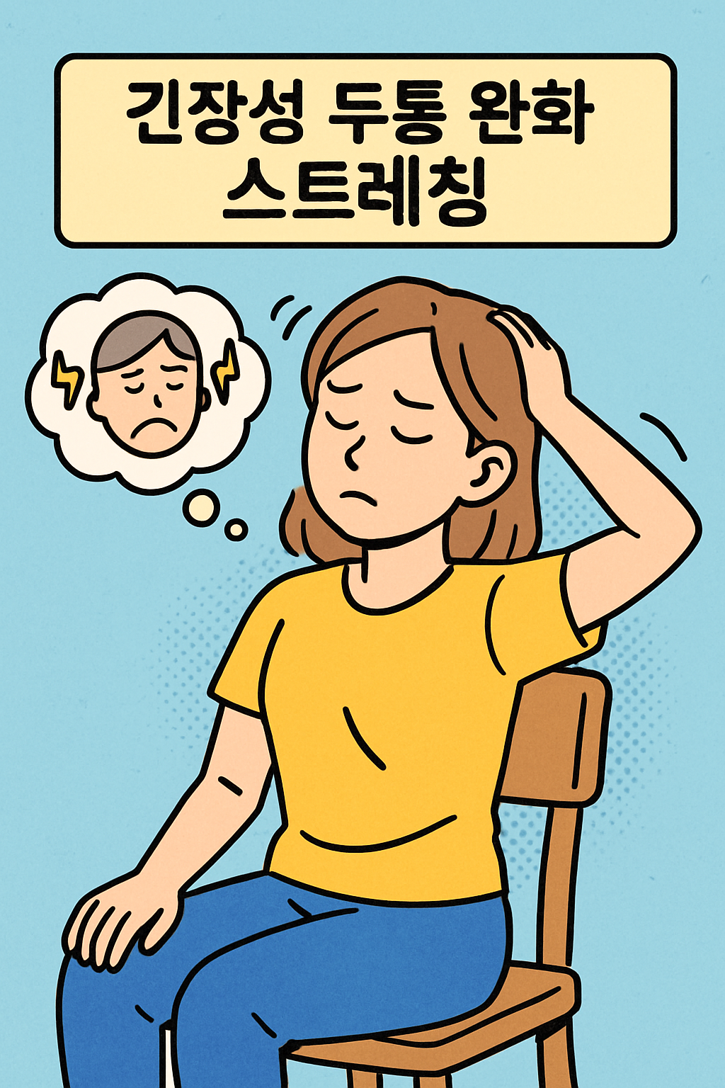 긴장성 두통 완화 스트레칭