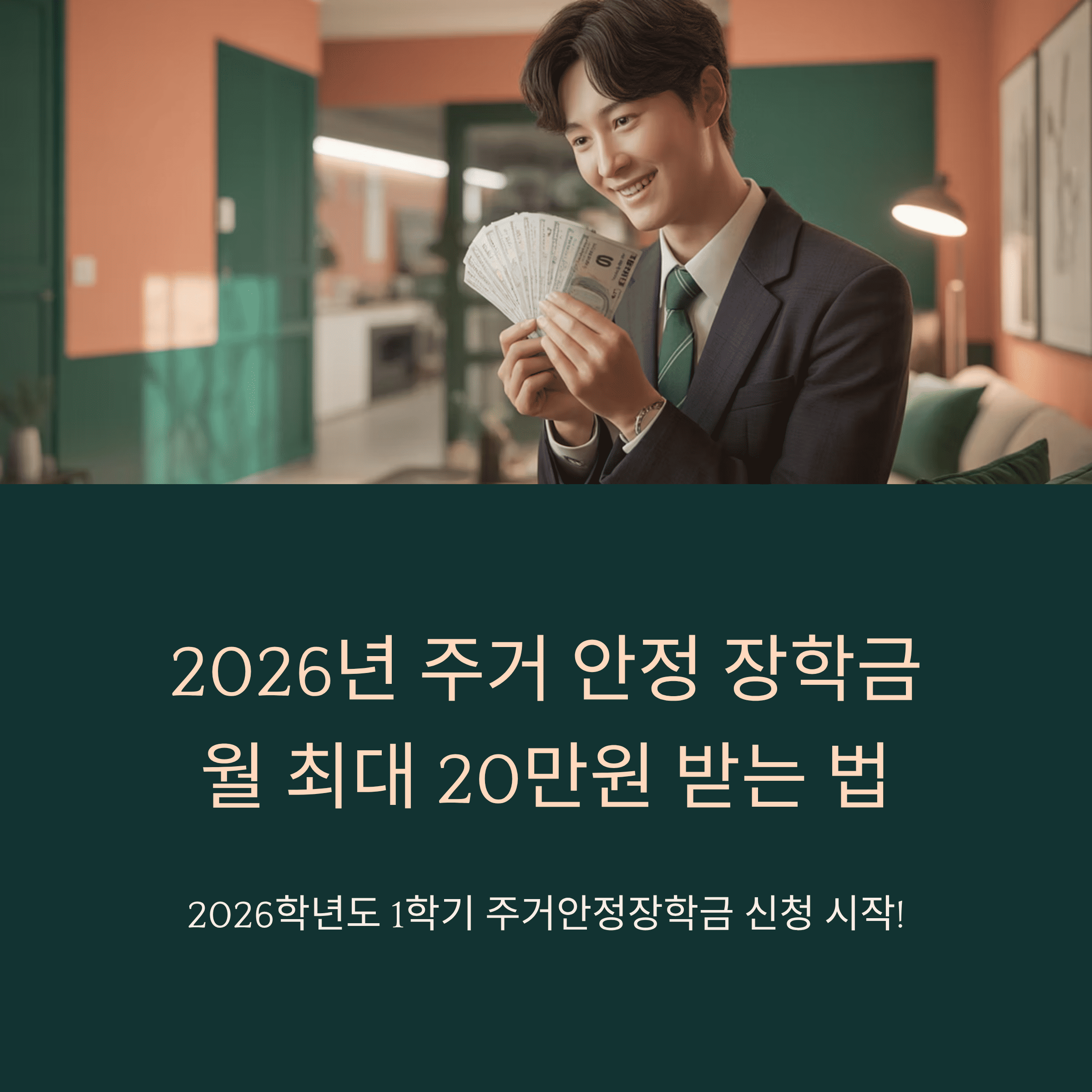 2026학년도 1학기 1차 주거 안정 장학금 신청 방법, 지급 대상, 주의 사항 총 정리
