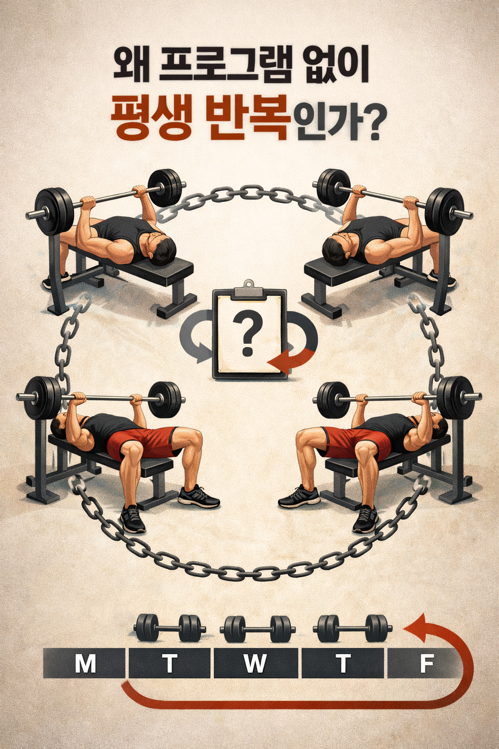 문제 원인: 왜 프로그램 없이 하면 평생 반복인가