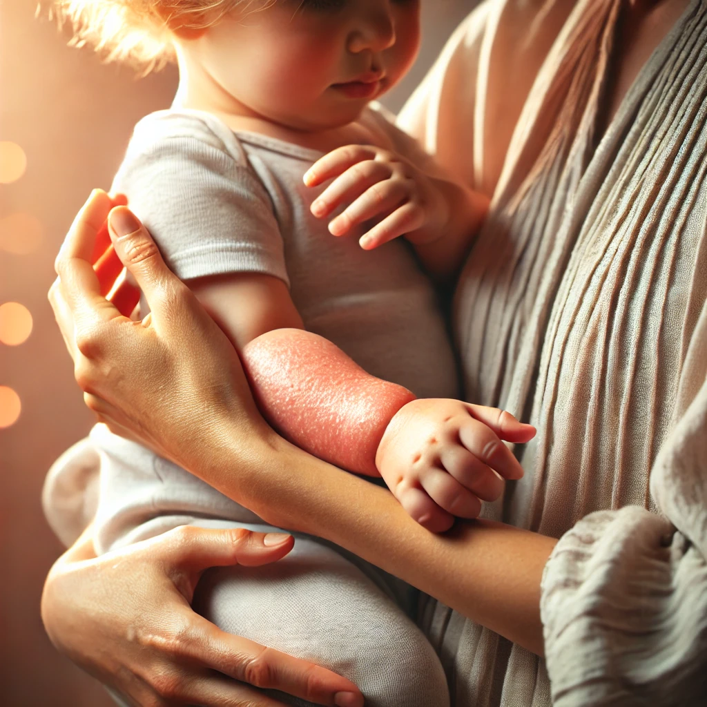 아기 발진 사진