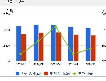 평화홀딩스 주가 재무상태