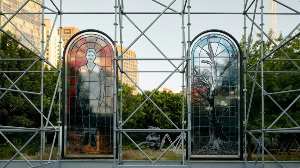 Installation view of homily to country 2020