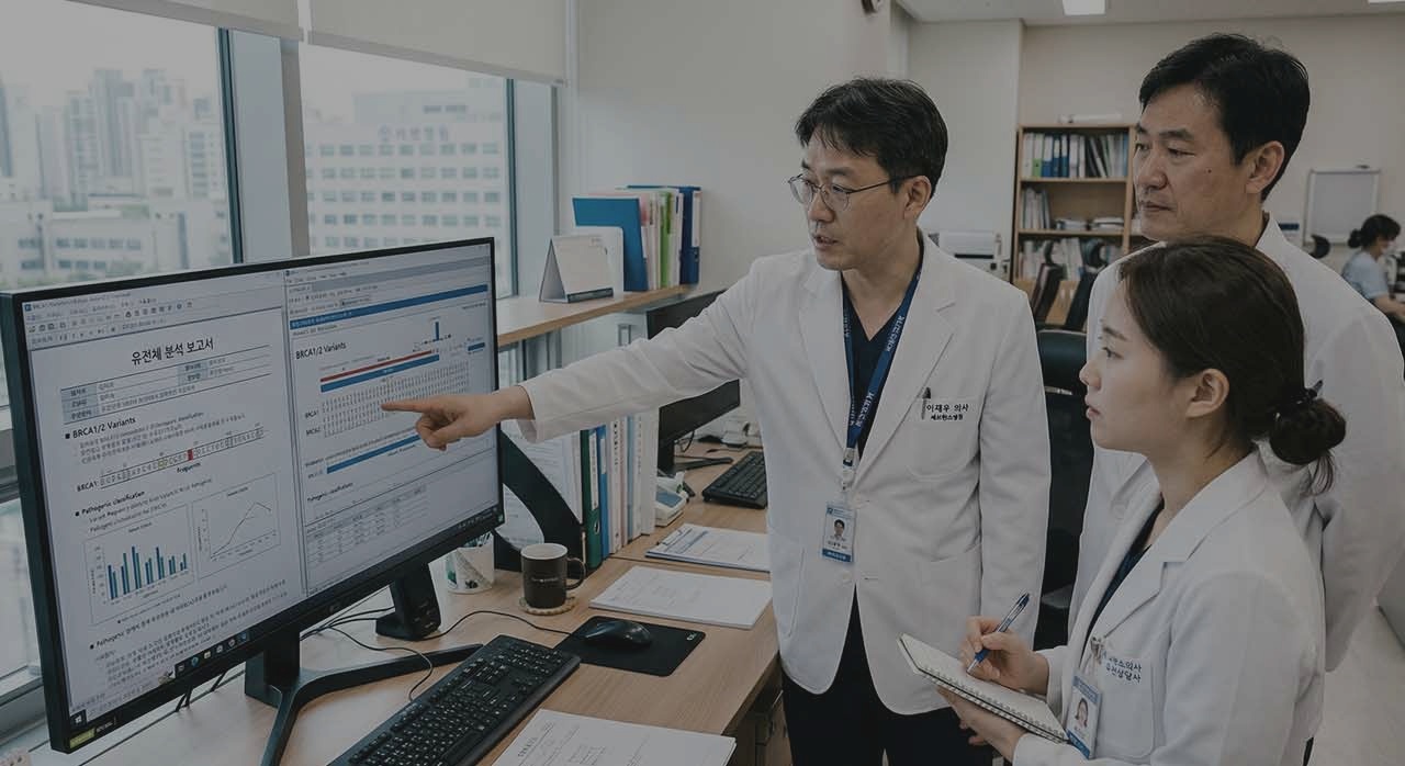 의료진이 검사 데이터를 확인하는 장면은 진단 정확성을 높이는 과정을 보여준다. [ⓒ이달의건강]