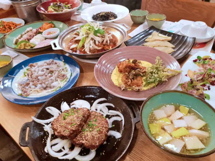 고수의부엌 약초어복쟁반 발효 한정식 퓨전 한정식 맛집 전남 순천 맛집
