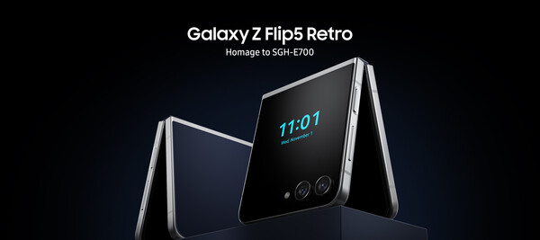 갤럭시 Z 플립5 레트로 출시 SGH-E700 모델 모티브 썸네일