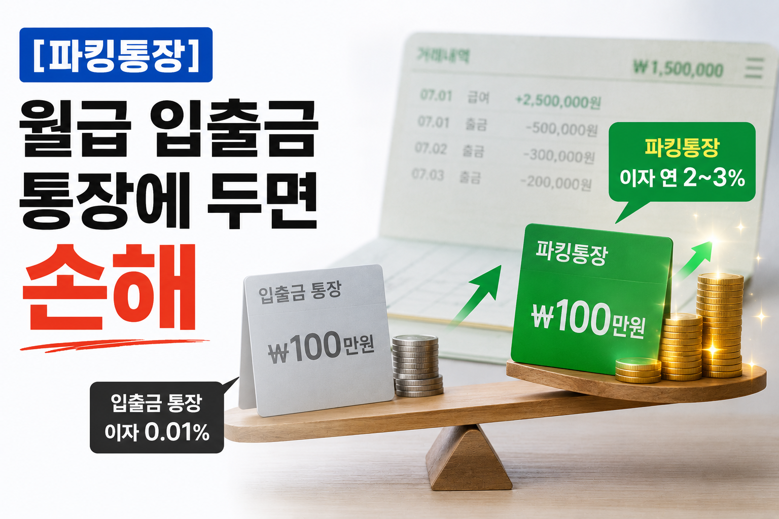 파킹통장 금리비교