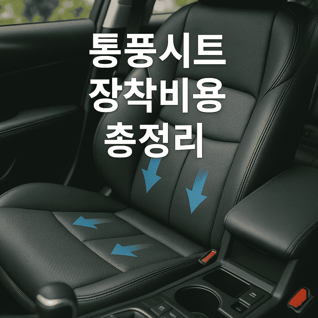 통풍시트 장착비용과 가이드