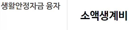 소액생계비 긴급대출