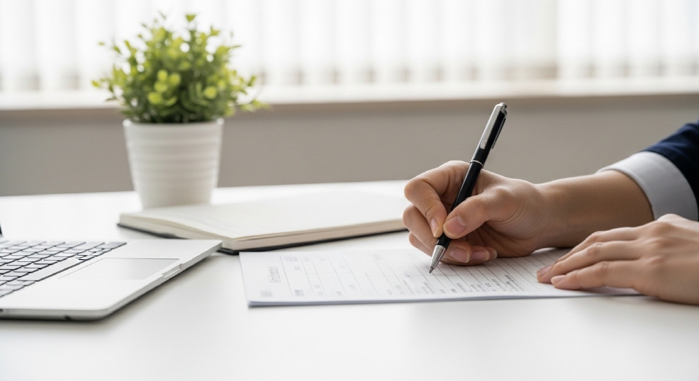 교직과정 신청 문서 준비 중