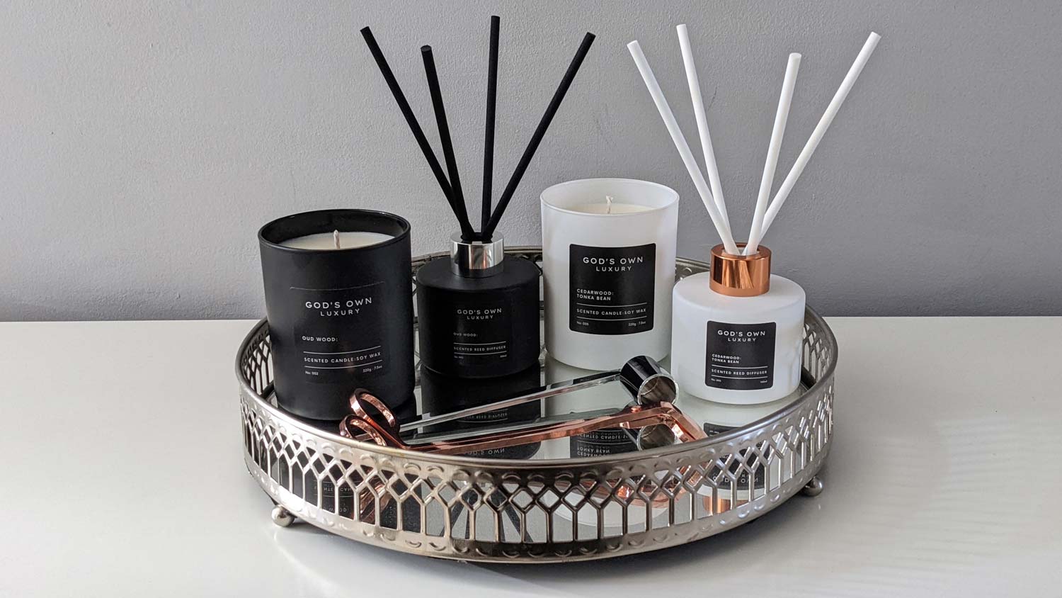 명품 향초와 디퓨저