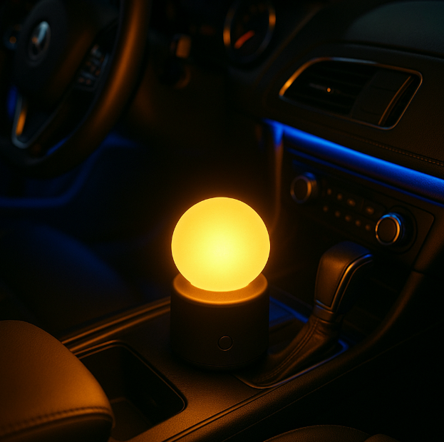 차량 무드등 사진