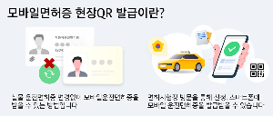 모바일면허증 현장QR 발급