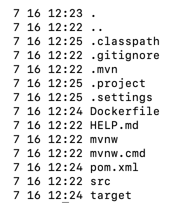 springboot 하위의 dockerfile 경로로 위치 이동