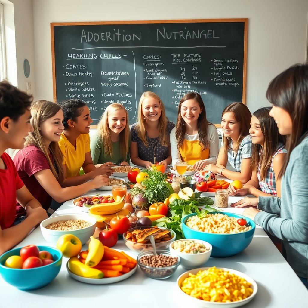 사춘기 시기의 영양