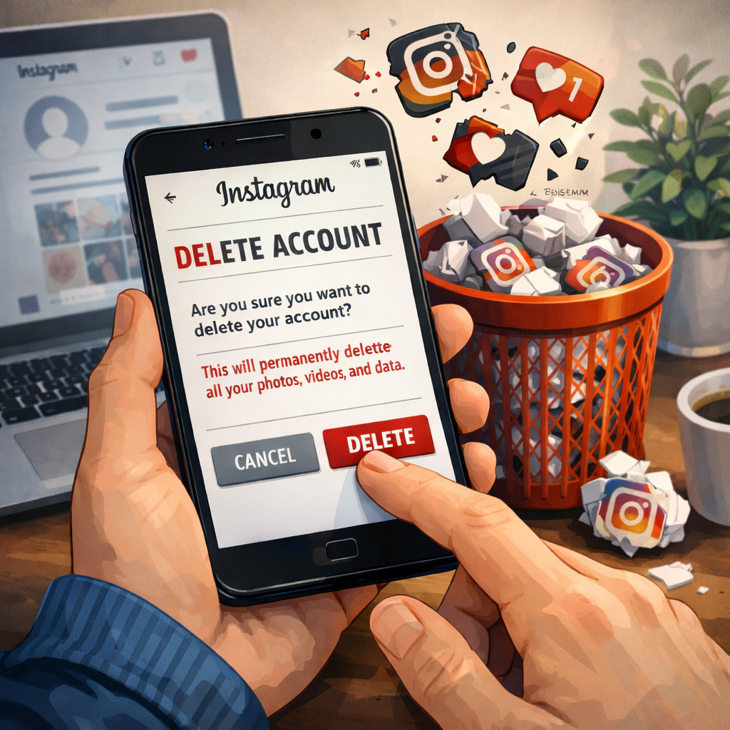 인스타그램 계정 탈퇴 방법