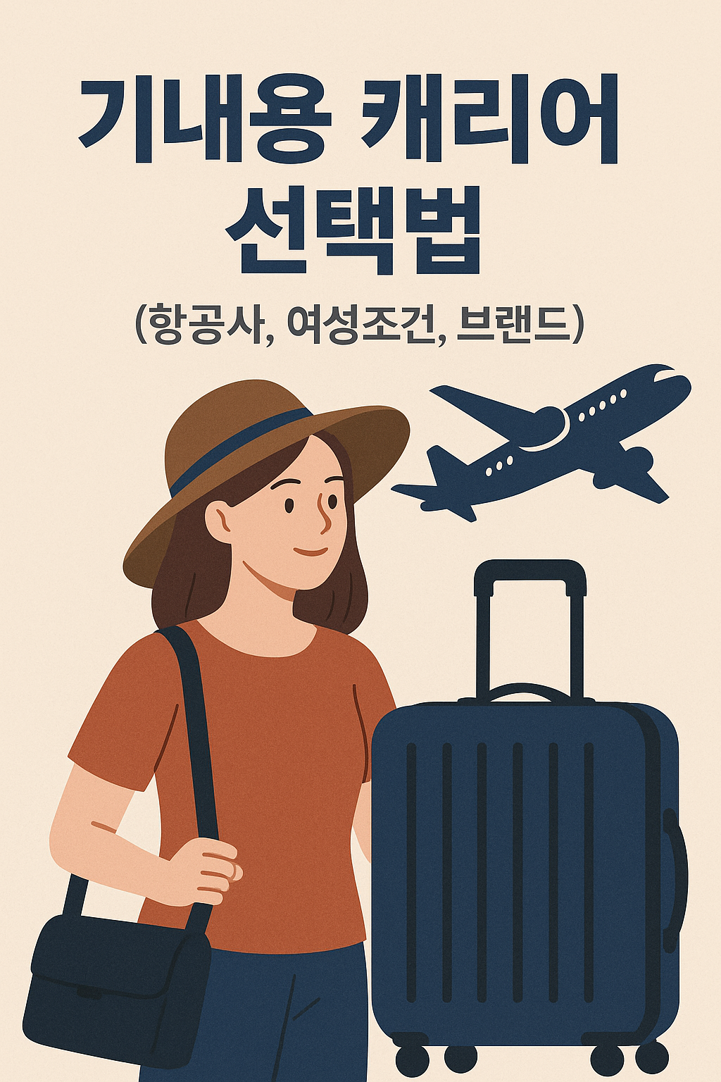 기내용 캐리어 선택법 관련 표지