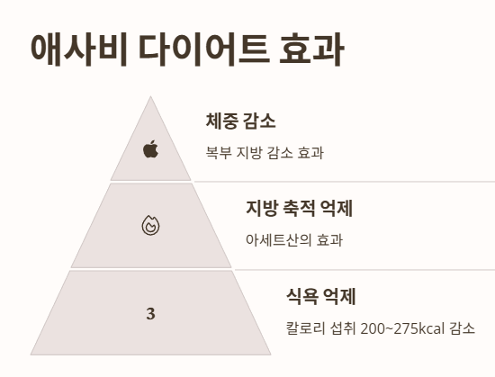 애사비 다이어트 효과는?