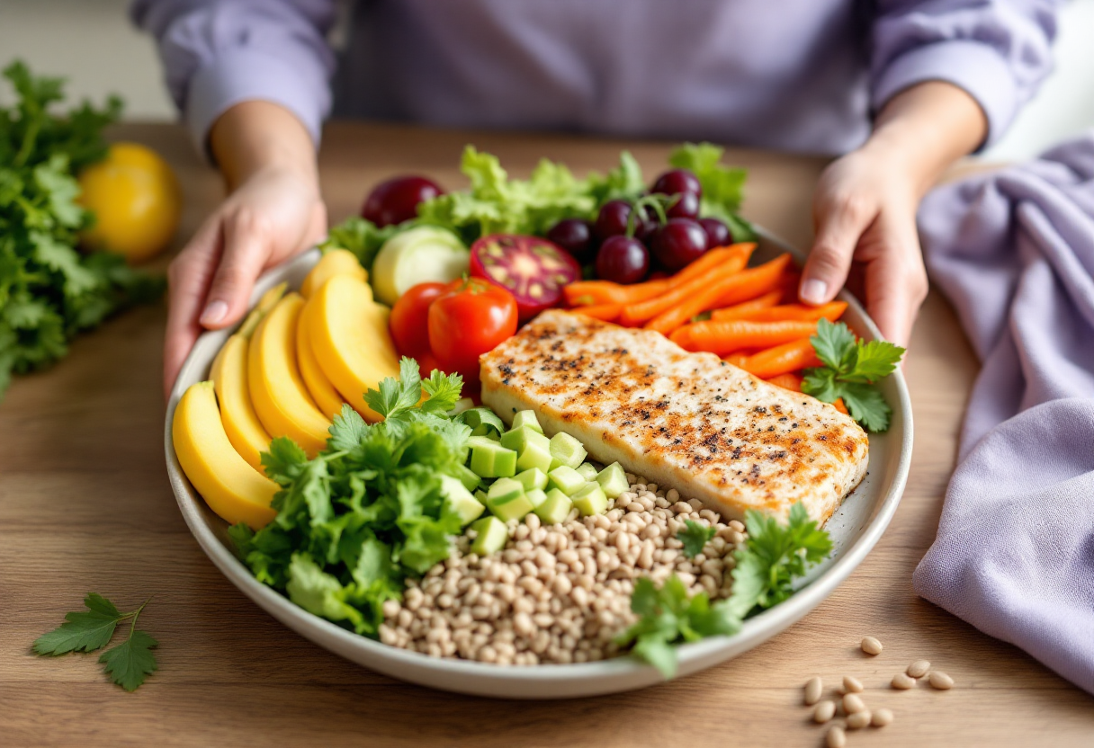 건강한 60대를 위한 생활습관 : 균형 잡힌 식단 유지