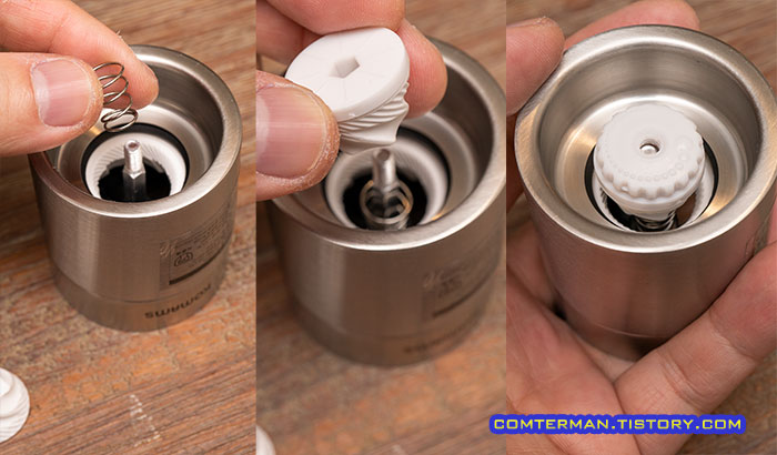 코맘스 2in1 수동 그라인더 분해 조립