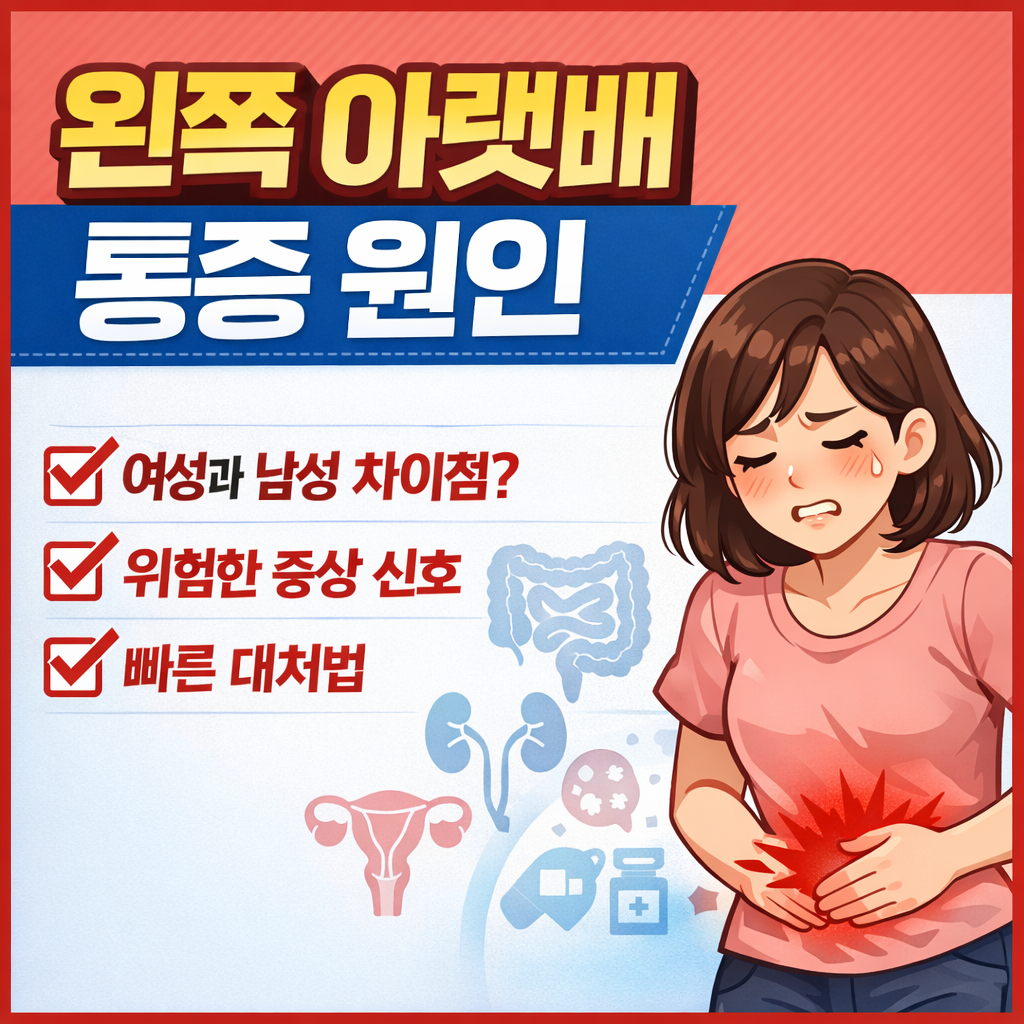 왼쪽 아랫배 통증