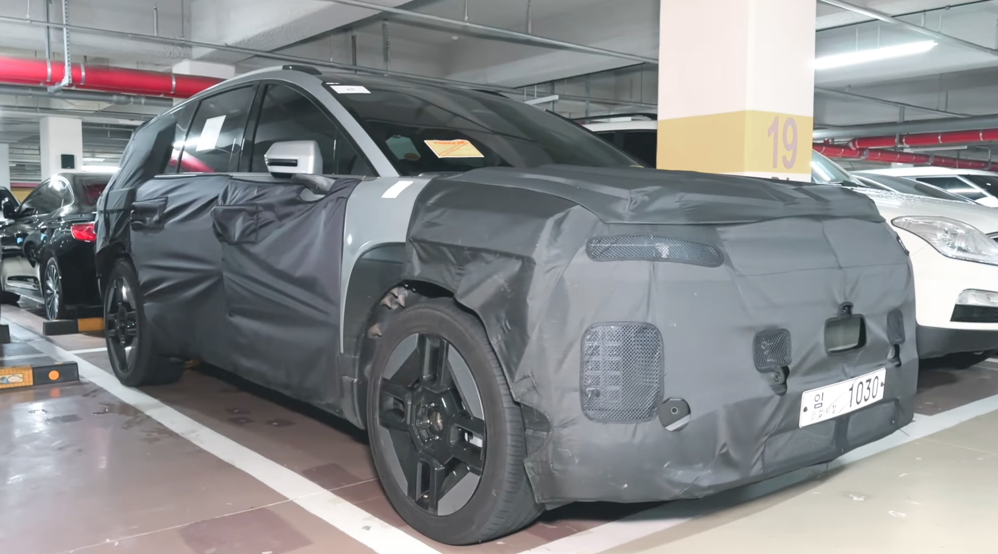 현대자동차 대형 전기 SUV 아이오닉 7 테스트카